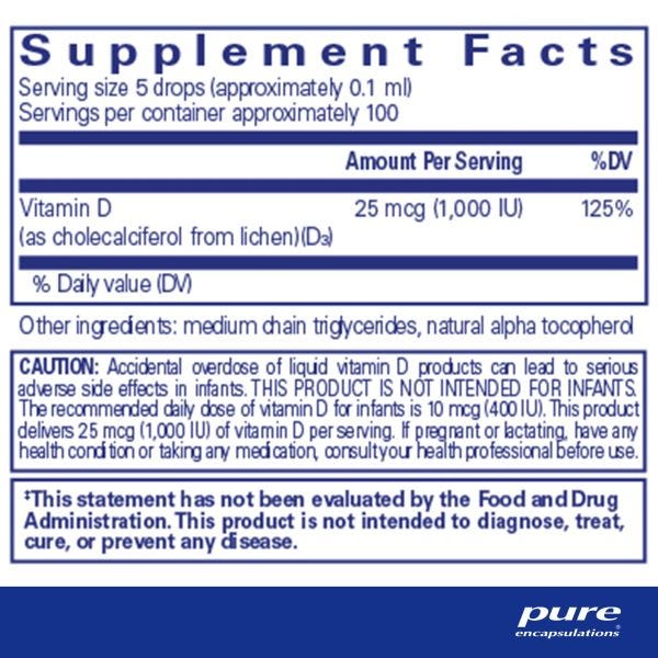 VD3VL | Vitamin D3 (Vegan) liquid 10 ml
