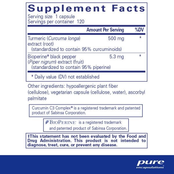 CUB51 | Curcumin 500 with Bioperine 120's