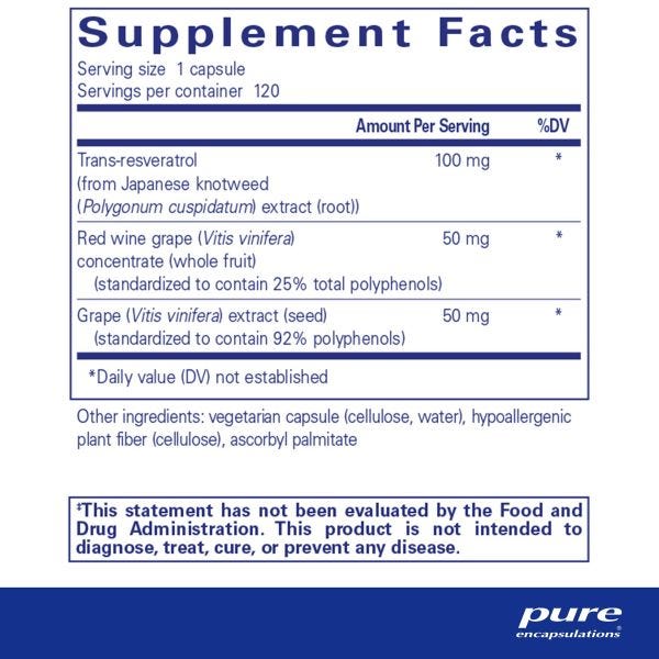 REE1 | Resveratrol EXTRA 120's