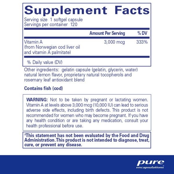 VAC1 | Vitamin A 3,000 mcg (10,000 IU)