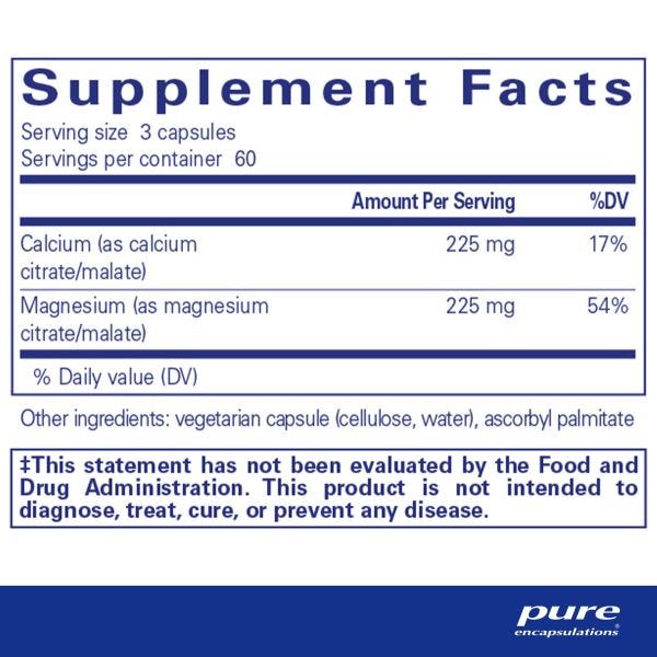 CMC1 | Calcium Magnesium (citrate/malate) 180's