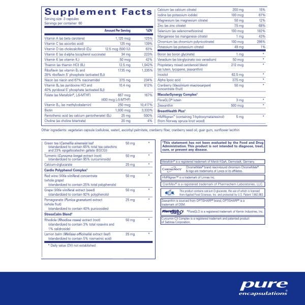 WN1 | Women's Nutrients 40+ 180's