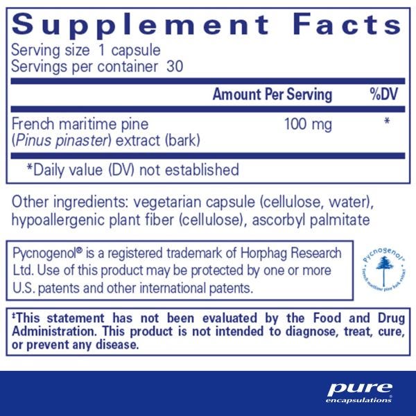 PY13 | Pycnogenol® 100 mg. 30's