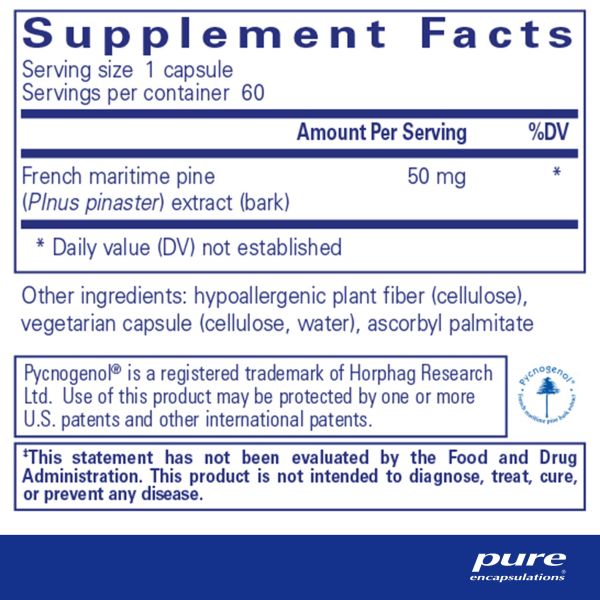 PY56 | Pycnogenol® 50 mg. 60's