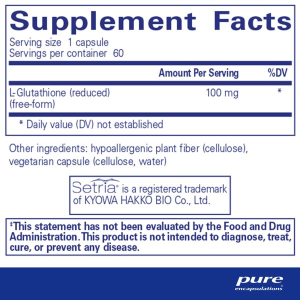 RG6 | Reduced Glutathione 60's