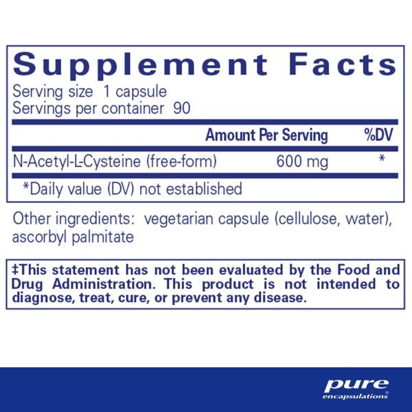 NA69 | NAC (N-Acetyl-l-Cysteine) 600 mg. 90's