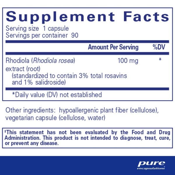 RR9 | Rhodiola Rosea 90's