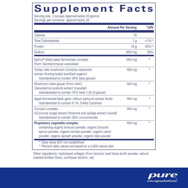PDC4 | PureDefense Collagen w/ Bone Broth powder