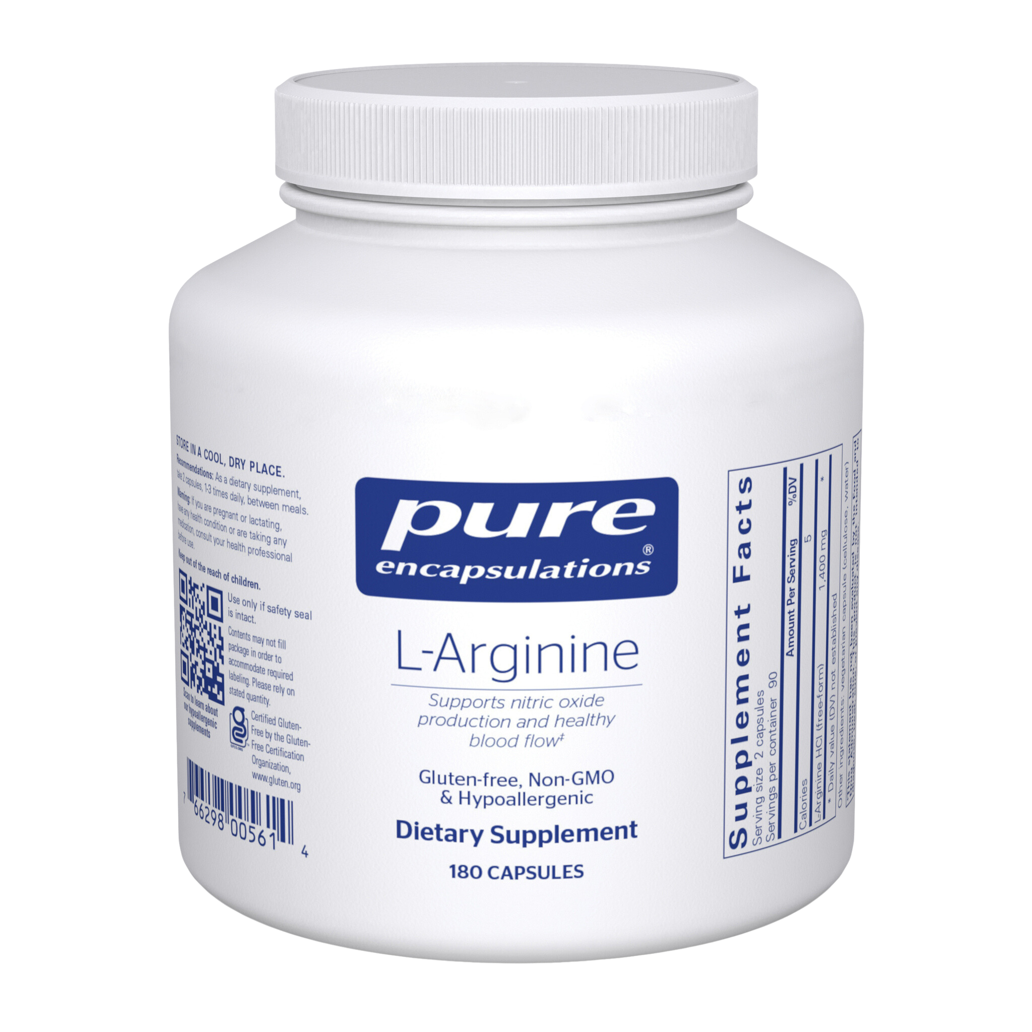 L-Arginine [Heart Health] – 180 capsules