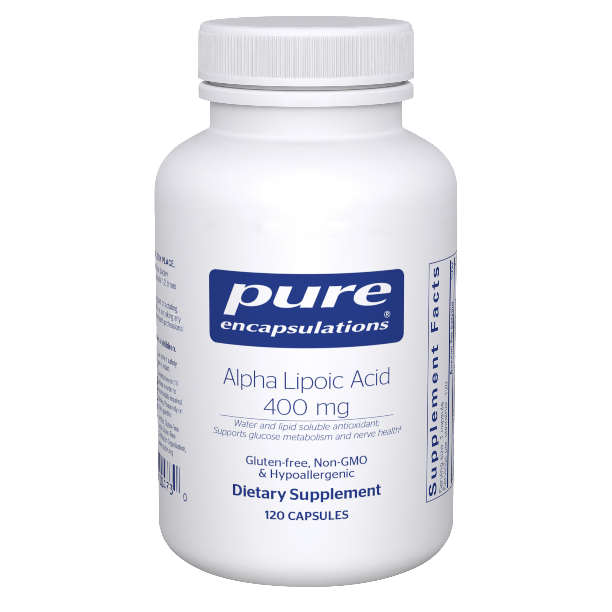 Alpha Lipoic Acid 400mg [Daily Wellness] – 120 capsules