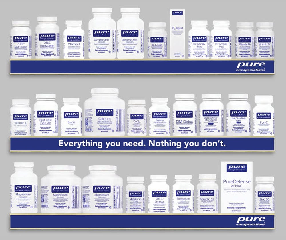 Pure Encapsulations Web Support